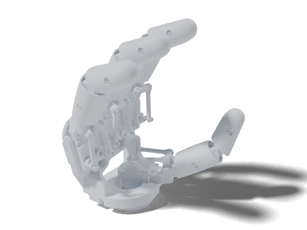 Amazing Hand, 3D render from the project's source files