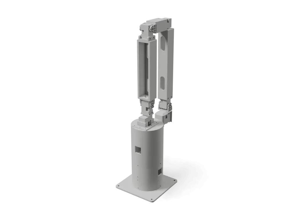 GELLO open-source 7-DoF robot arm, 3D render from leader_Lite6.step