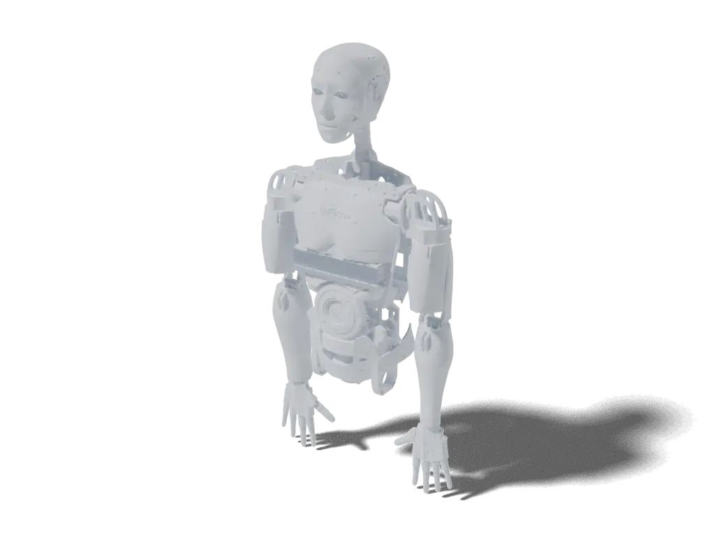 InMoov, 3D render from the project's source files