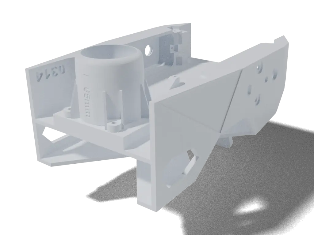 NVIDIA JetBot, 3D render from the project's source files