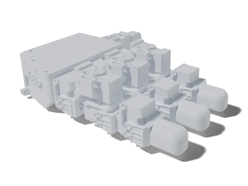 LEAP Hand, 3D render from the project's source files