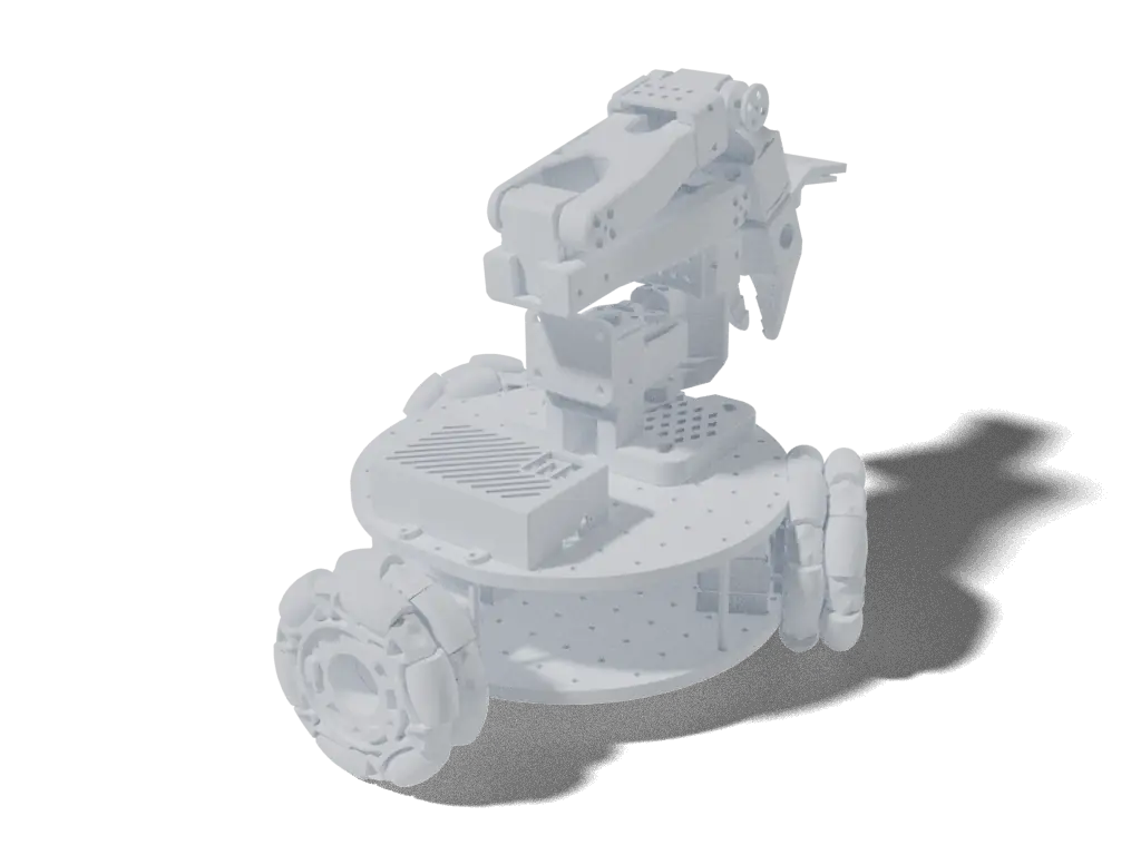 LeKiwi, 3D render from the project's source files
