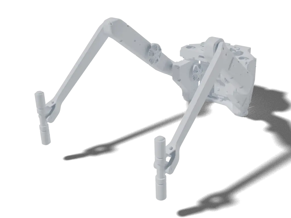 ODRI Open Robot Actuator Hardware (Solo / Bolt), 3D render from the project's source files