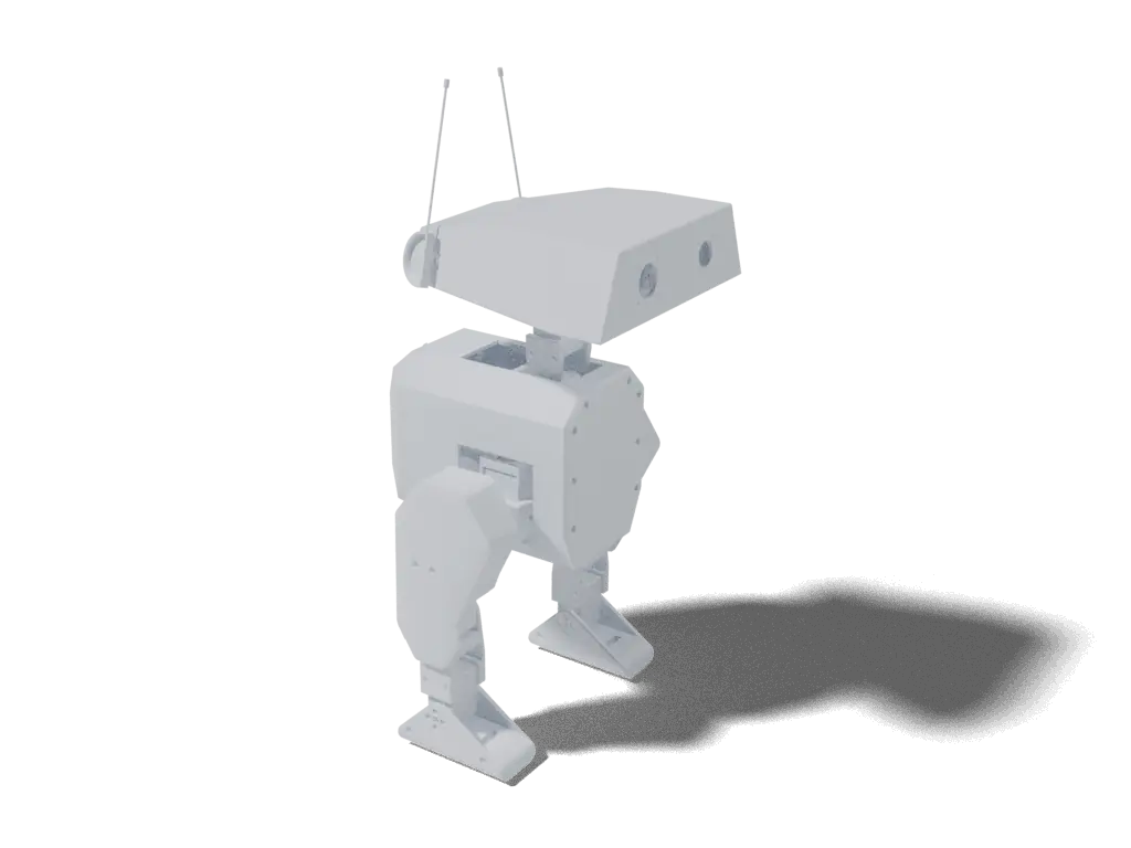 Open Duck Mini, 3D render from the project's source files