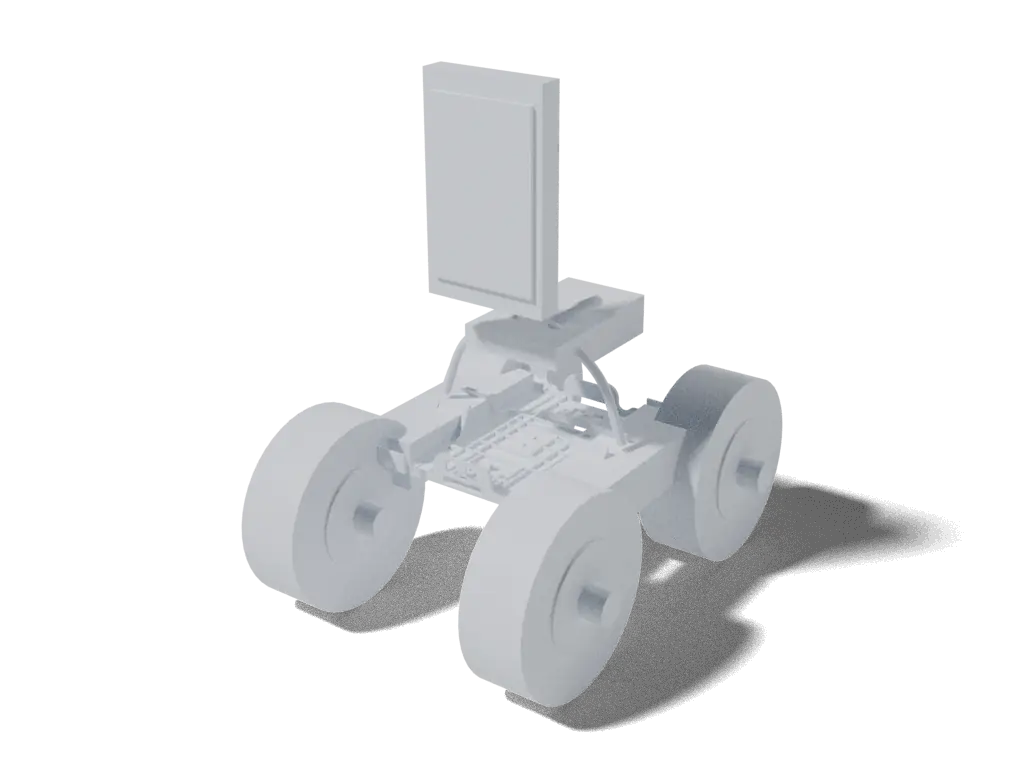 OpenBot, 3D render from the project's source files
