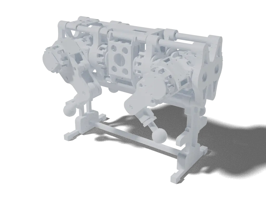 openDog V3, 3D render from the project's source files