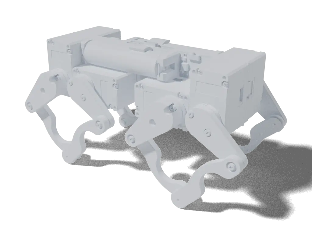 Q8bot, 3D render from the project's source files