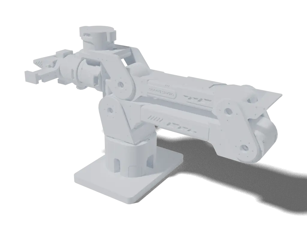 Seeed reBot-DevArm, 3D render from the project's source files