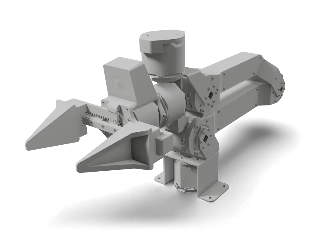 TRLC-DK1 open-source 7-DoF robot arm, 3D render from TRLC-DK1-Follower_v0.3.0.step